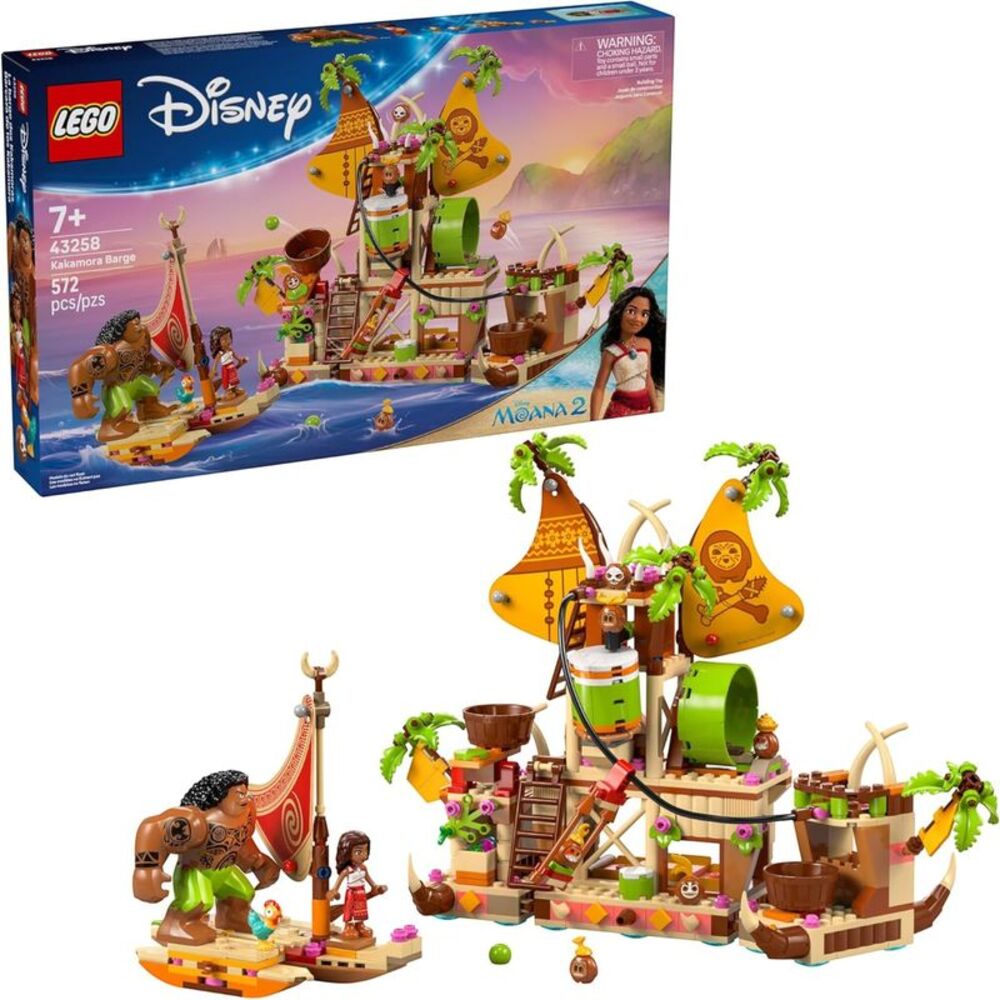 LEGO Disney Moana 2 Kakamora Barge Kids Toy 43258